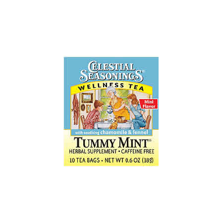 Wellness tea,tummy mint Case of 10 / 10 BAG from Celestial Seasoning