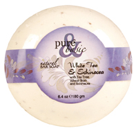 BAR SOAP,WHITE TEA ECHIN Case of 6 / 6.4 OZ from Pure & Basic