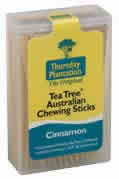 Tea Tree Toothpicks Dual Pack Cinnamon 6 BOX OF 200 TOOTHPICKS from Natures Plus