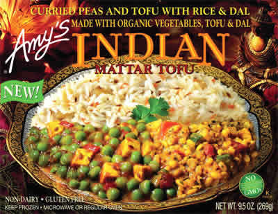 INDIAN MEAL ORGANIC MATAR TOFU Case of 12 / 9.5 OZ from AMY'S