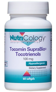 NUTRICOLOGY: Tocomin SupraBio Toctrienols 100mg 60 softgel