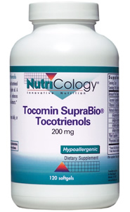 NUTRICOLOGY: Tocomin SupraBio Toctrienols 200mg 60 softgel
