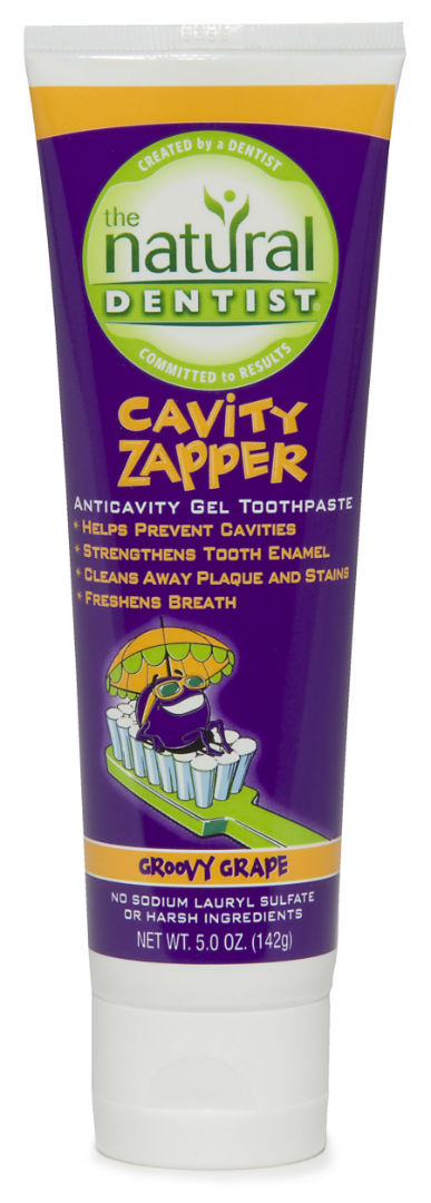 NATURAL DENTIST: Cavity Zapper Anticavity Gel Toothpaste Groovy Grape 5 oz
