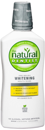 NATURAL DENTIST: Healthy White Whitening Pre Brush Rinse Clean Mint 16.9 oz