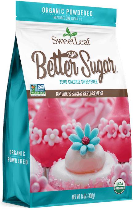 SWEETLEAF STEVIA: SweetLeaf Organic Better than Sugar Powdered Sweetener 14 OUNCE