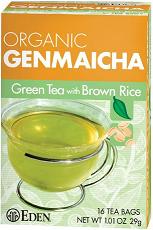 Tea,og,genmaicha green Case of 12 / 16 BAG from Eden Foods