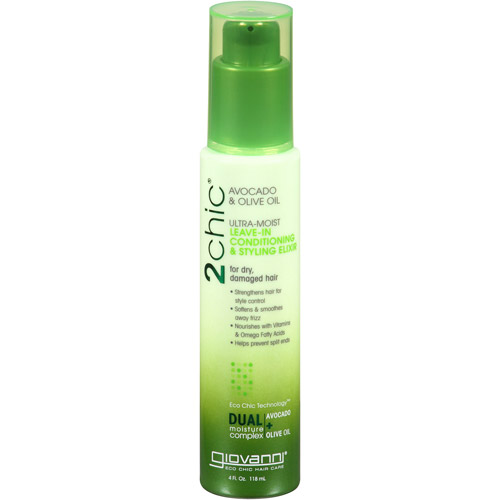 GIOVANNI COSMETICS: 2chic Avocado and Olive Oil Ultra-Moist Leave-in Conditioning Styling Elixir 4 oz
