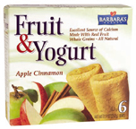 FRT & YGRT BARS,APL CINN Case of 8 / 8.9 OZ from Barbaras Bakery