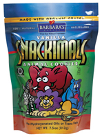 Snackimals,og,vanilla Case of 6 / 7.5 OZ from Barbaras Bakery