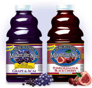 JUICE,POMEGRANATE&BLK CHY - 12 / 32 OZ from Mountain Sun (Apple Hill)
