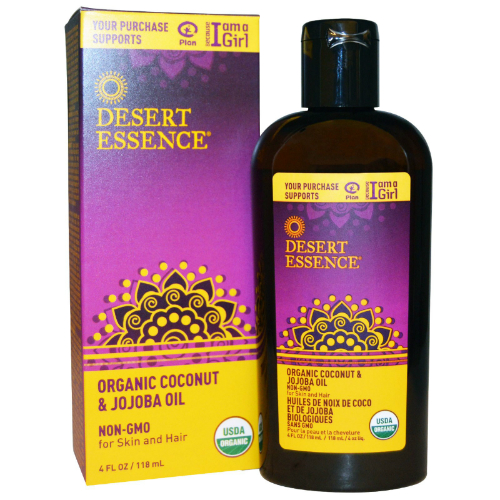 DESERT ESSENCE: Organic Coconut & Jojoba Oil 4 oz