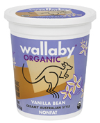 Yogurt,og,nf,vanilla bean Case of 6 / 27 OZ from Wallaby Yogurt Company