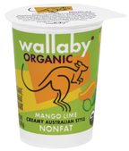 YOGURT,OG,NF,MANGO LIME Case of 12 / 6 OZ from Wallaby Yogurt Company