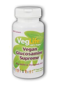 Vegan Glucosamine Supreme 60ct Vegan Caps from Veglife