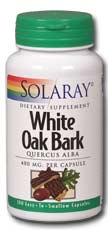 White Oak Bark, 100ct 480mg