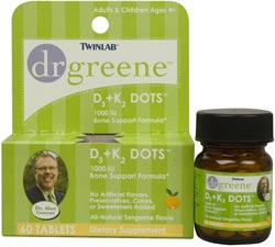 Twinlab - Dr.grn vitamin d3 plus k2 dots 60T