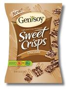 Genisoy products co. - Sweet crisps choc 1.76oz   6 bags 1.76oz  6 BAGS