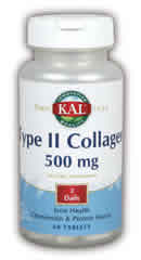 Type II Collagen 60ct 500mg from Kal
