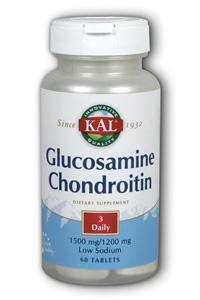 Kal: Glucosamine Chondroitin 60ct