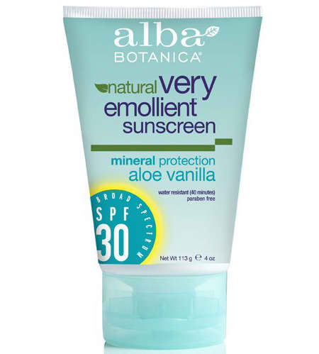ALBA BOTANICA: Natural Mineral Oil Free Sunblock SPF30 4 fl oz