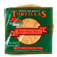 TORTILLAS ORGANIC BURRITO SIZE Case of 15 / 13.2 OZ from Alvarado Street Bakery