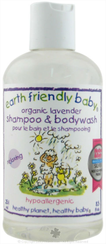 EARTH FRIENDLY BABY PRODUCTS: Organic Lavender Shampoo And Bodywash 8.5 oz