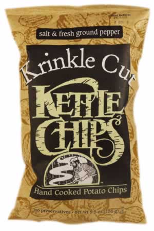 Kettle Foods: Krinkle cuts,slt&frsh ppp 5 OZ