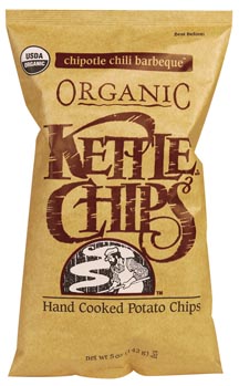 POTATO CHIPS,OG,CHIPOTLE Case of 15 / 5 OZ from Kettle Foods