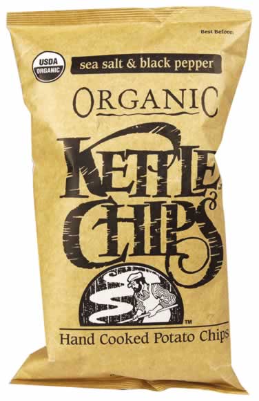 Potato chips,og,salt&pepp Case of 15 / 5 OZ from Kettle Foods
