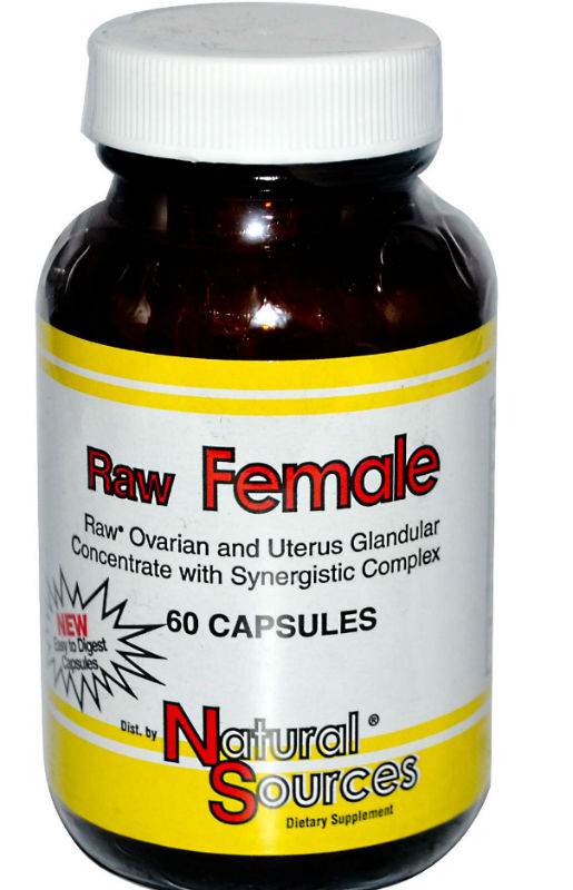 NATURAL SOURCES: RAW FEMALE 60 cap