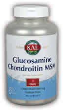 Glucosamine, Chondroitin & MSM 90ct from Kal