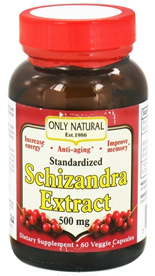 ONLY NATURAL: Schizandra Extract 500mg 60 capvegi