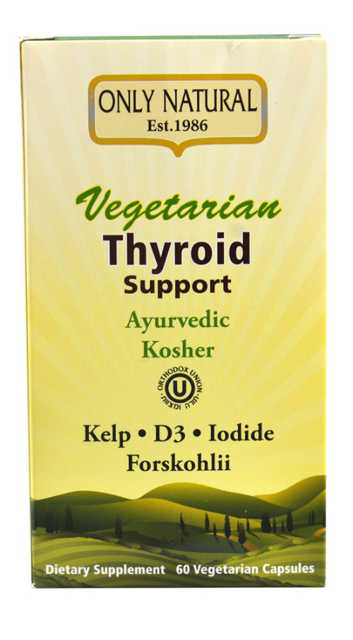 ONLY NATURAL: Vegetarian Thyroid Support (Kosher) 60 cap vegi