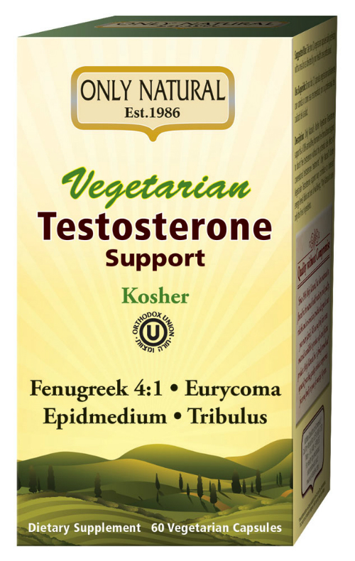 ONLY NATURAL: Vegetarian Testosterone Support (Kosher) 60 cap vegi
