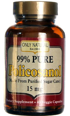 Policosanol 15mg 45 capvegi from ONLY NATURAL
