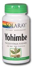 Yohimbe, 100ct 500mg
