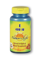 Natures life - Vitamin e, 400 iu 100ct