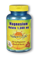 Magnesium malate 1,300mg, 100ct