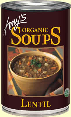 Soup organic low sodium lentil Case of 12 / 14.5 OZ from AMY'S