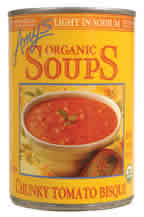 SOUP ORGANIC LOW/SODIUM CHUNKY TOMATO Case of 12 / 14.5 OZ from AMY'S