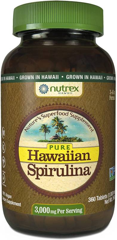NUTREX HAWAII: Hawaiian Spirulina 1000 mg 180 TABLET