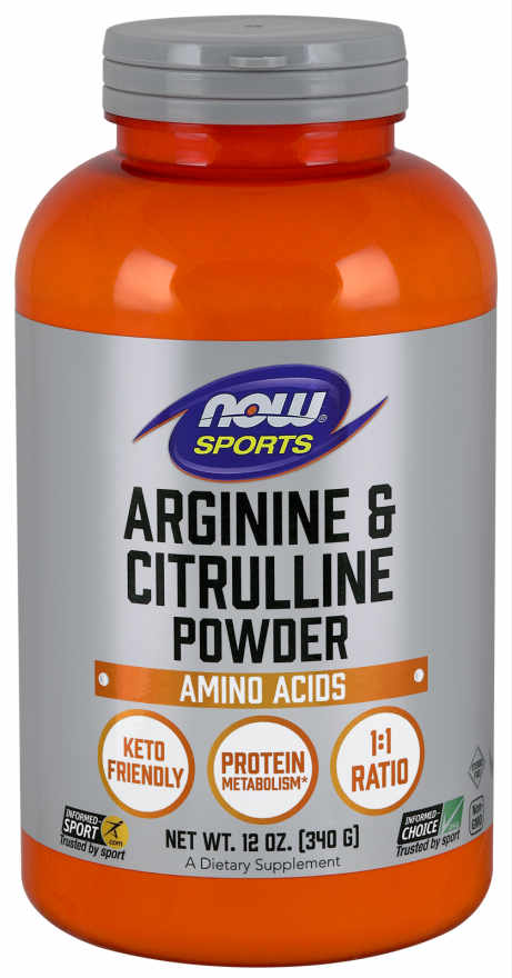 NOW: Arginine & Citrulline Powder 12oz