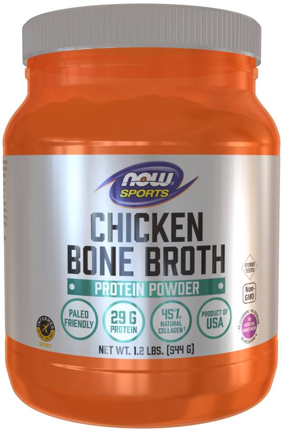 NOW: Chicken Bone Broth Pure Powder 1.2lbs