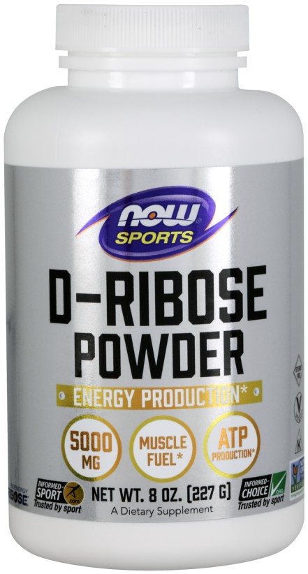 NOW: D-Ribose Pure Powder 8 oz.