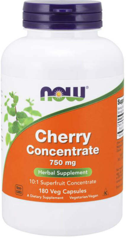 NOW: Black Cherry Fruit Concentrate 750mg 180 Vcaps