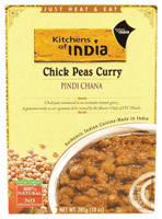 PINDI CHANA CHICK PEAS Case of 6 / 10 OZ from Kitchens Of India