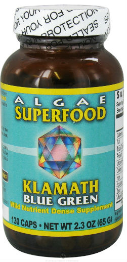 KLAMATH BLUE-GREEN ALGAE: Klamath Blue-Green 400mg 130 capvegi