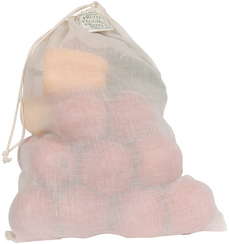 ECO-BAGS PRODUCTS: Gauze Produce Bag Natural Cotton 1 ct