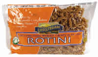 PASTA ROTINI WHOLE GRAIN & FLAX Case of 12 / 14 OZ from LifeStream