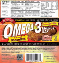 OMGA3 ENGY BAR,CHOC COCNT